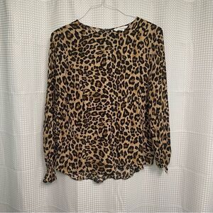 H&M Cheetah Blouse